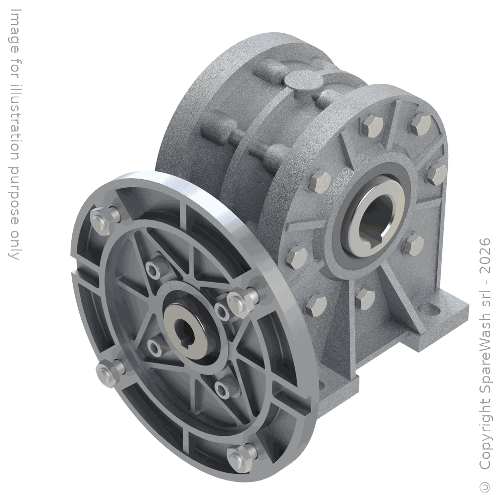 WORM GEARBOX STM RMI 50I I:56 P71B5 HOLLOW SHAFT D24 | Sparewash